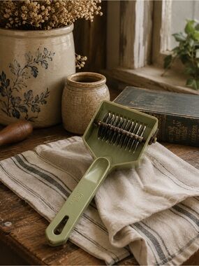 ACME Green Handheld Dough Cutter